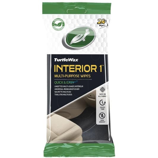 Салфетки Turtle Wax Interior 1 54094 24 шт