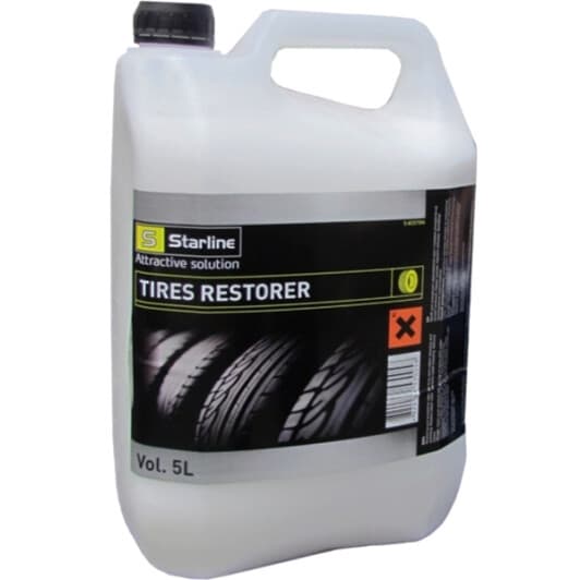Концентрат чернителя шин Starline Tires Restorer acst504 5000 мл