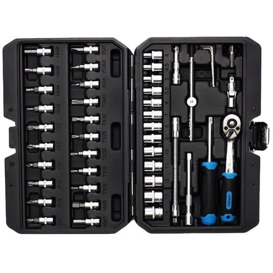 Набір торцевих головок та компонентів Apro 251446 1/4" (46 пр.)