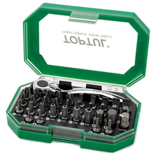 Набор бит с трещоткой Toptul GACW3504 33 шт.