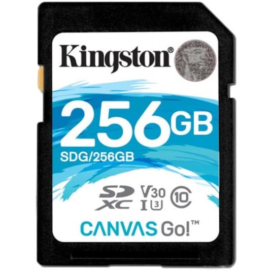 Карта пам'яті Kingston Canvas Go! SDXC 256 ГБ (SDG / 256GB)