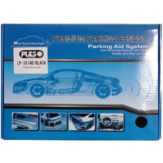 Парктроник Pulso LP-10140 с черными датчиками 4 шт.
