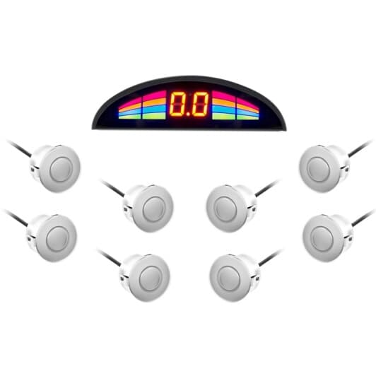 Парктроник GT P Rainbow с белыми датчиками 8 шт.
