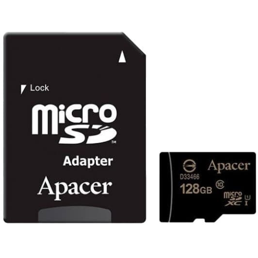 Карта памяти Apacer microSDXC 128 ГБ с SD-адаптером