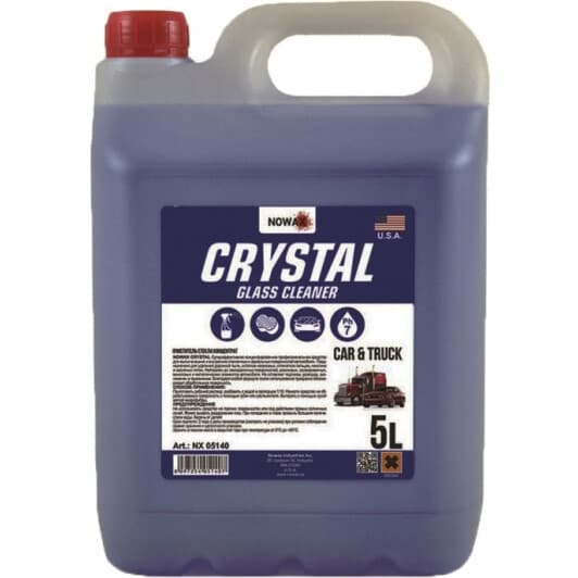 Очисник Nowax Crystal Glass Cleaner NX05140 5000 мл