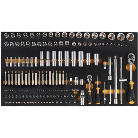 Набір торцевих головок та компонентів Starline NRF5.ET13 1/2", 1/4" (170 пр.)