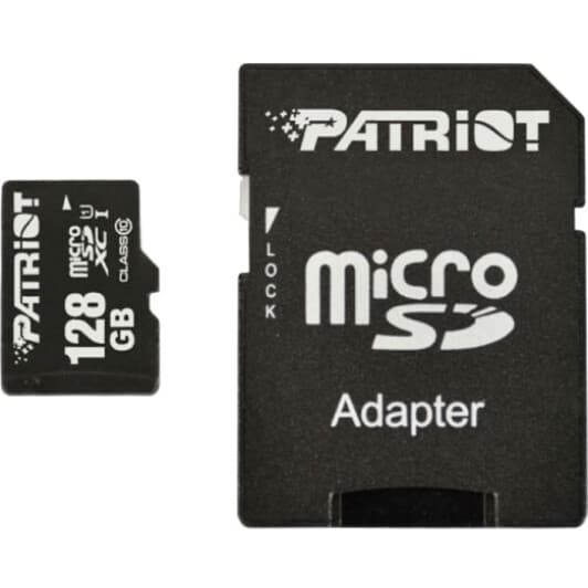 Карта пам’яті Patriot LX Series microSDXC 128 ГБ з SD-адаптером