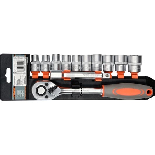 Набір торцевих головок та компонентів STHOR 58633 1/2" (12 пр.)
