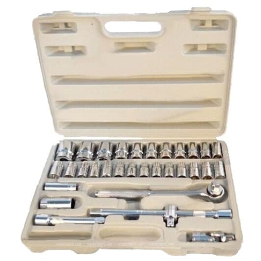 Набір торцевих головок та компонентів Elegant EL102823 1/2" (32 пр.)