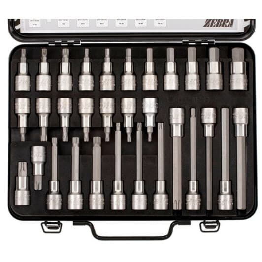 Набор торцевых головок Würth Zebra 096513310 1/2" (31 пр.)