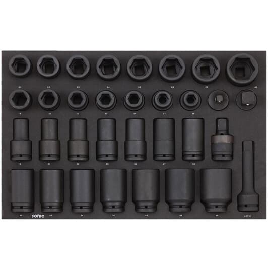 Набір торцевих головок та компонентів Sonic 403301 3/4" (33 пр.)