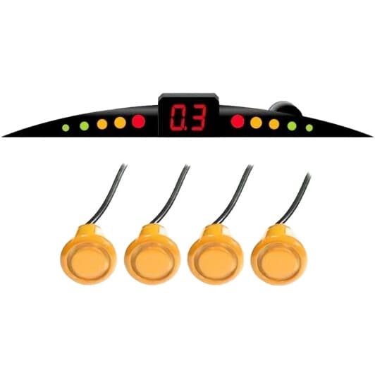 Парктронік Autokit PS-037 LED-4 з жовтими датчиками 4 шт.