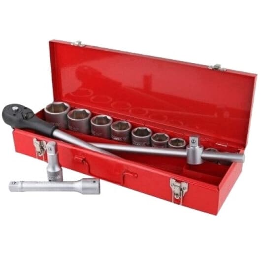 Набір торцевих головок та компонентів Haisser 75587 3/4" (14 пр.)