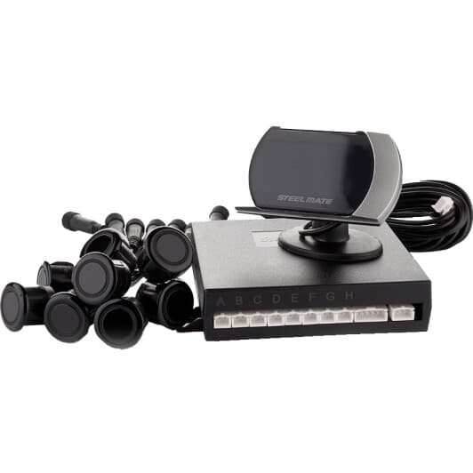 Парктроник Steelmate PTS810V2 с черными датчиками 8 шт.