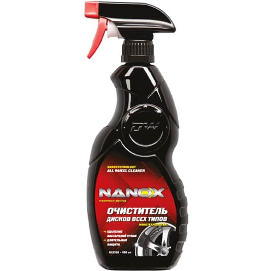 Очиститель дисков Nanox Nanotechnology All Wheel Cleaner NX5358 650 мл