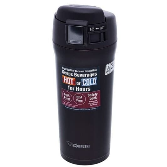 Zojirushi SM-YAF48 480 мл, чёрная термокружка (SM-YAF48TD)