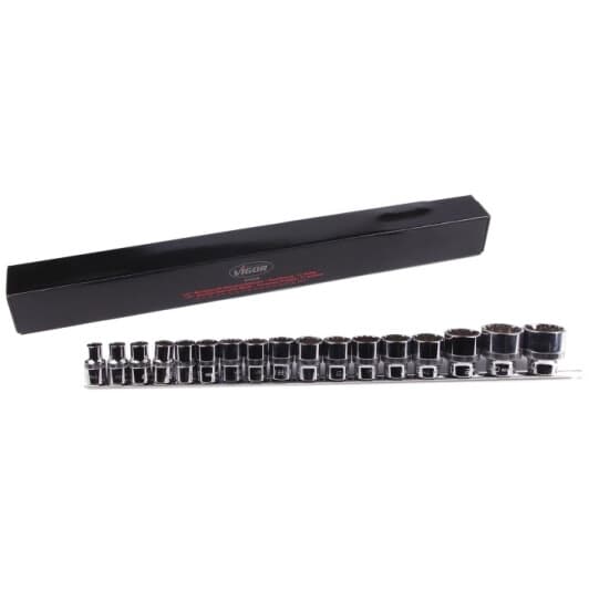 Набір торцевих головок Vigor V1898 1/2" (17 пр.)