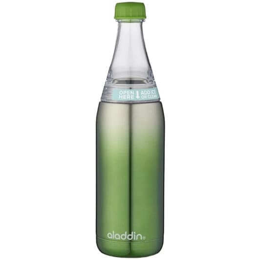 Aladdin Fresco Twist&Go 600 мл, зелёная термобутылка