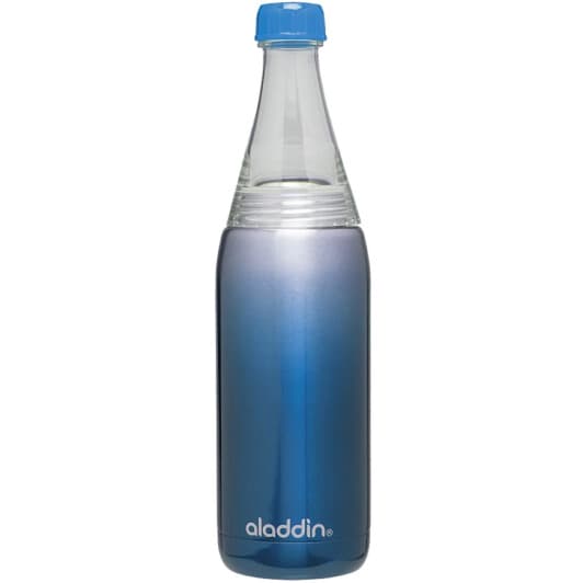 Aladdin Fresco Twist&Go 600 мл, синяя термобутылка