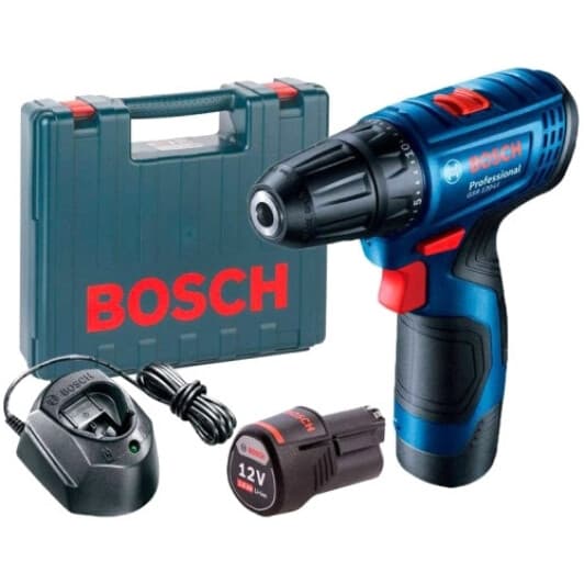 Шурупокрут Bosch акумуляторний GSR 120-Li Professional (2 акумулятори + ЗП + чохол)