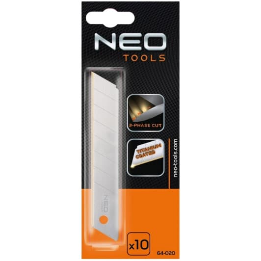 Набір лез Neo Tools 64-020 сегментоване лезо 10 шт.