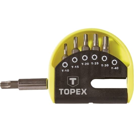 Набор бит с держателем Topex 39D351 6 шт.