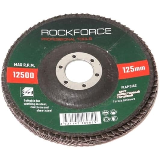 Круг пелюстковий Rockforce RF-FD540M P40 125 мм