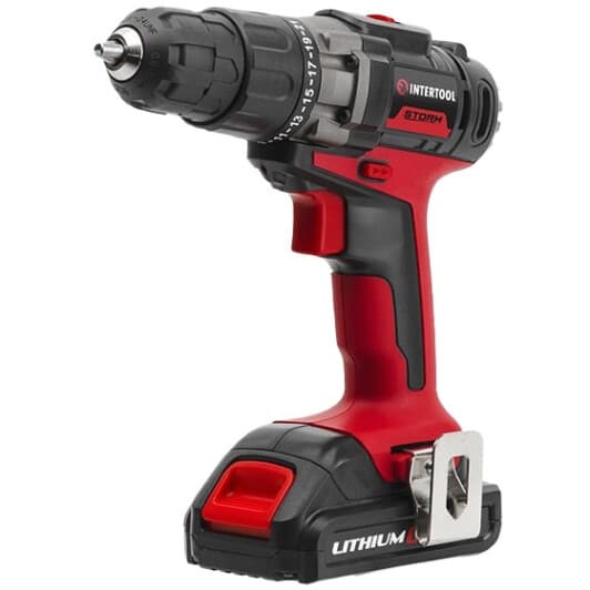 Шуруповерт Intertool аккумуляторный WT-0328 (2 аккумулятора + ЗУ)