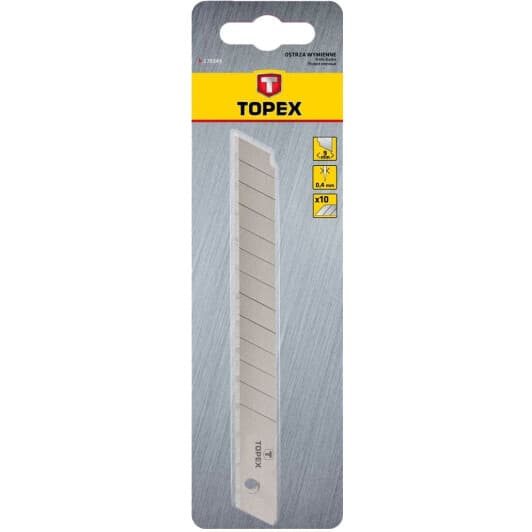 Набор лезвий Topex 17B349 сегментированное 10 шт.