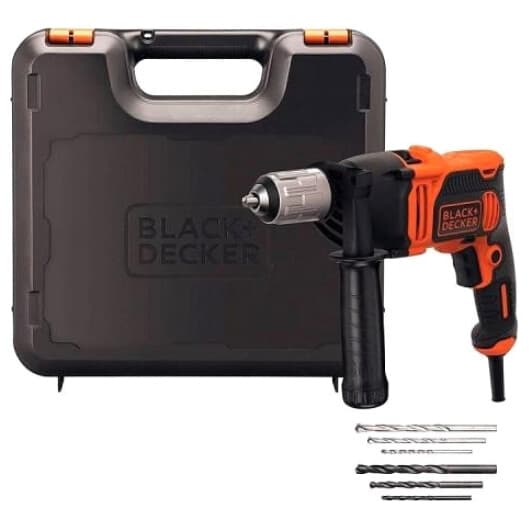 Дрель ударная BLACK+DECKER BEH850K сетевая