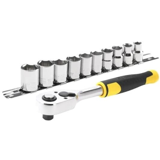 Набір торцевих головок та компонентів Stanley STMT82670-0 3/8" (11 пр.)