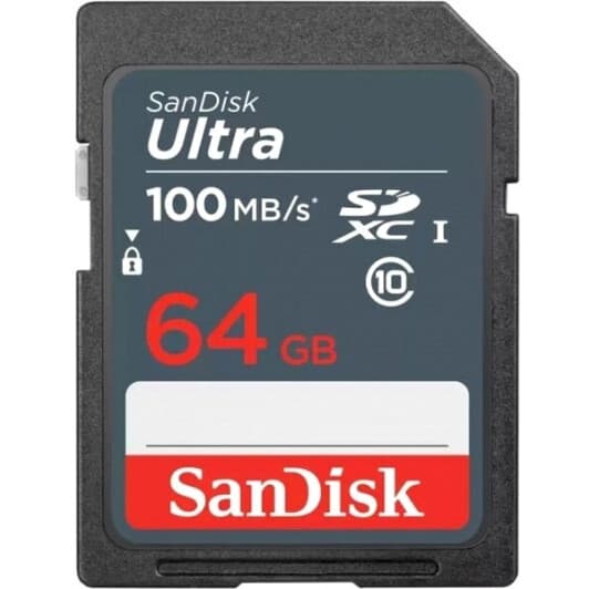 Карта памяти SanDisk Ultra SDHC 64 ГБ