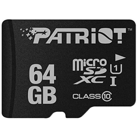Карта пам’яті Patriot LX Series microSDXC 64 ГБ