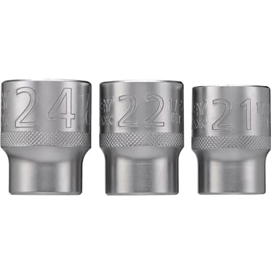 Набор торцевых головок Stanley FMMT17095-0 1/2" (3 пр.)