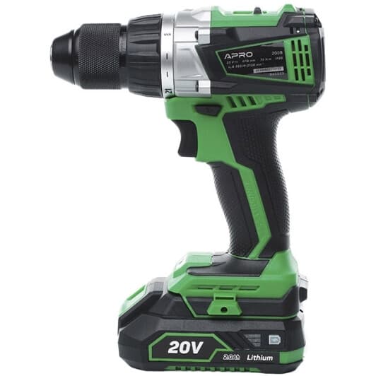 Шуруповерт Apro аккумуляторный 20DB (2 аккумулятора + ЗУ + чехол)