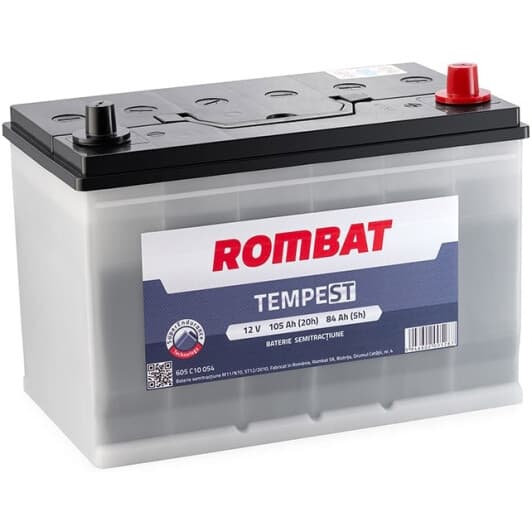 Тяговый аккумулятор Rombat Tempest 12V-105AH STM1605 105 Ач 12 В
