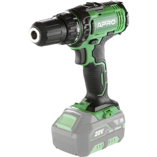Шуруповерт Apro аккумуляторный 20DK (без аккумулятора)