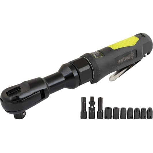 Пневмогайкокрут WERTVOLL PN-2032 (торцеві головки + чохол)