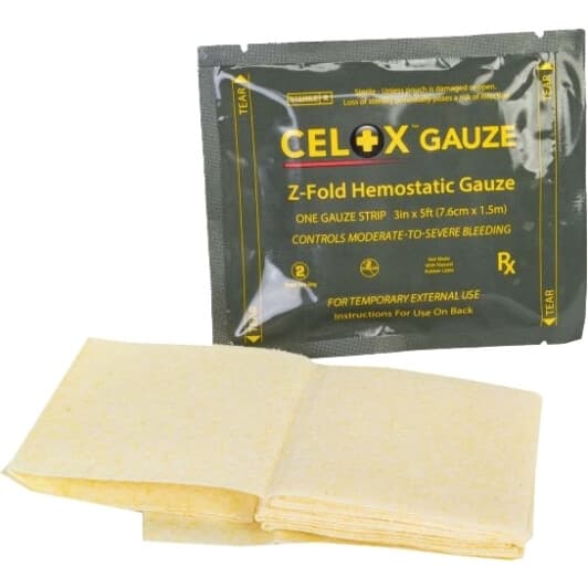Гемостатичний бинт Celox Gauze Z-Fold НФ-00001923