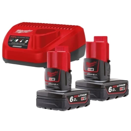 Комплект зарядки Milwaukee M12 NRG-602