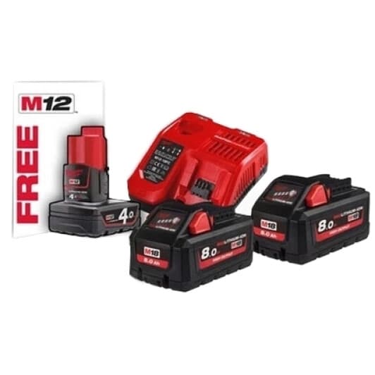 Комплект зарядки Milwaukee M18 HNRG-802