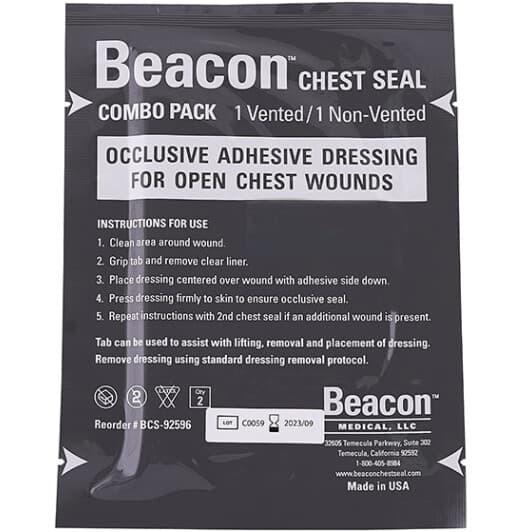 Оклюзійна наліпка Beacon Medical Chest Seal Combo Pack НФ-00000024