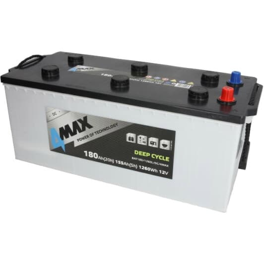 Тяговий акумулятор 4Max Deep Cycle BAT180/1260L/DC/4MAX 180 Аг 12 В