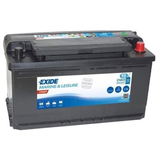Тяговый аккумулятор Exide Marine & Leisure EN800 90 Ач 12 В