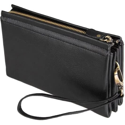 Клатч Vintage 14455 без логотипа авто колір чорний