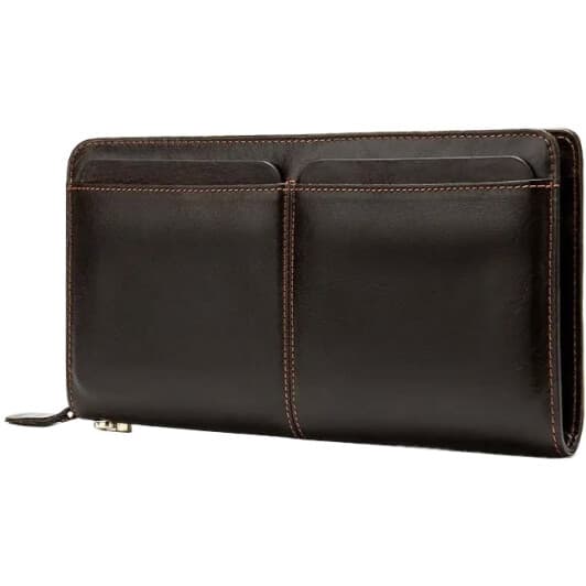 Клатч Vintage 14940 без логотипа авто колір коричневий