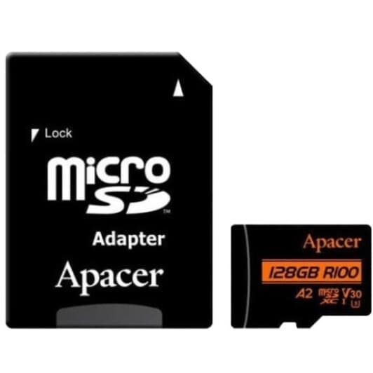 Карта пам’яті Apacer R100 microSDXC 128 ГБ з SD-адаптером