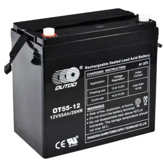Аккумулятор для ИБП Outdo OT55-12 OT55-12 55 Ач 12 В