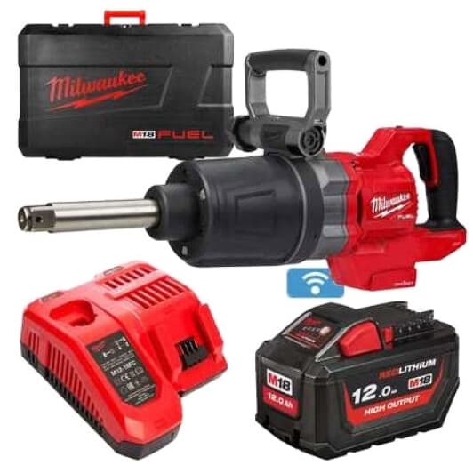 Гайкокрут акумуляторний Milwaukee M18 FUEL ONEFHIWF1D-121C (1 акумулятор + ЗП + чохол)