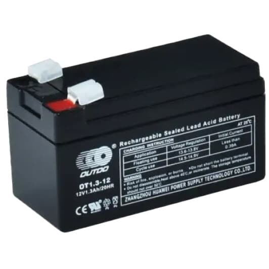 Аккумулятор для ИБП Outdo ОТ1.3-12 ОТ1.3-12 1.3 Ач 12 В